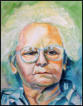 "Hilde" gemaltes Portrait von einer alten Frau, Menschenportrait